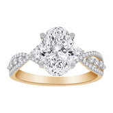 Lab Diamond Engagement Ring