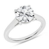 Lab Diamond Solitaire Ring