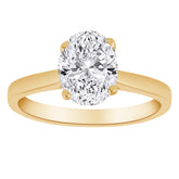 Lab Diamond Solitaire Ring