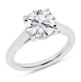 Lab Diamond Solitaire Ring