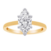 Lab Diamond Solitaire Ring