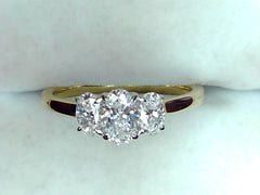 Lab Diamond Engagement Ring