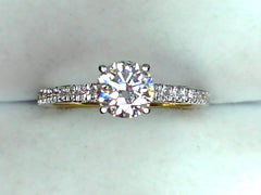 Lab Diamond Engagement Ring