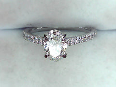 Lab Diamond Engagement Ring