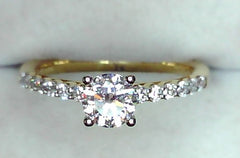 Lab Diamond Engagement Ring