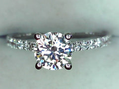 Lab Diamond Engagement Ring
