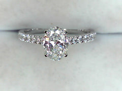 Lab Diamond Engagement Ring