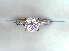 Lab Diamond Engagement Ring