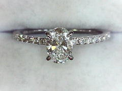 Lab Diamond Engagement Ring