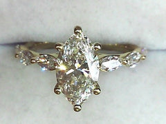 Lab Diamond Engagement Ring