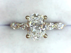 Lab Diamond Engagement Ring