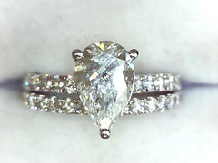 Lab Diamond Wedding Set