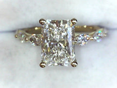 Lab Diamond Engagement Ring