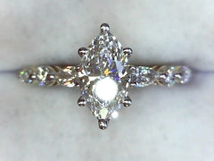 Lab Diamond Engagement Ring