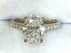 Lab Diamond Engagement Ring