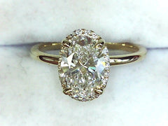 Lab Diamond Engagement Ring