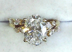 Lab Diamond Engagement Ring