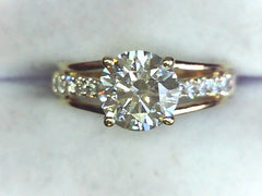 Lab Diamond Engagement Ring