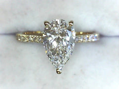 Lab Diamond Engagement Ring