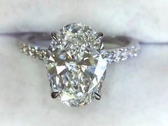 Lab Diamond Engagement Ring
