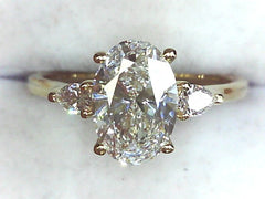 Lab Diamond Engagement Ring