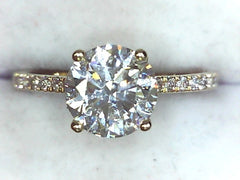 Lab Diamond Engagement Ring