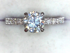 Lab Diamond Engagement Ring