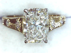 Lab Diamond Engagement Ring