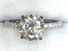Lab Diamond Engagement Ring