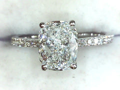 Lab Diamond Engagement Ring