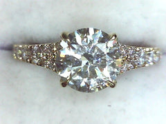 Lab Diamond Engagement Ring