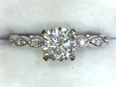 Lab Diamond Engagement Ring