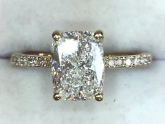 Lab Diamond Engagement Ring