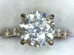 Lab Diamond Engagement Ring