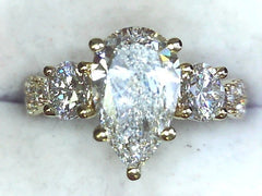 Lab Diamond Engagement Ring