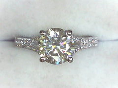 Lab Diamond Engagement Ring