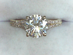 Lab Diamond Engagement Ring