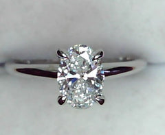 Lab Diamond Solitaire Ring