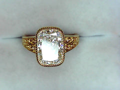 Lab Diamond Solitaire Ring