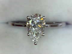 Lab Diamond Solitaire Ring