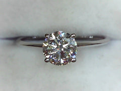 Lab Diamond Solitaire Ring