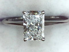 Lab Diamond Solitaire Ring