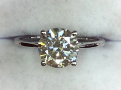 Lab Diamond Solitaire Ring