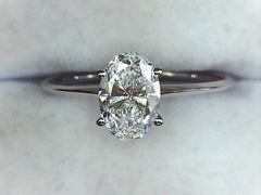 Lab Diamond Solitaire Ring
