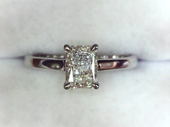 Lab Diamond Solitaire Ring
