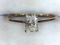 Lab Diamond Solitaire Ring