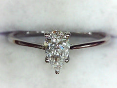 Lab Diamond Solitaire Ring