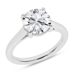 Lab Diamond Solitaire Ring