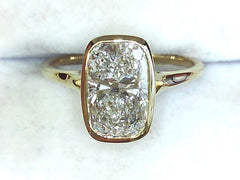 Lab Diamond Solitaire Ring