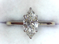 Lab Diamond Solitaire Ring